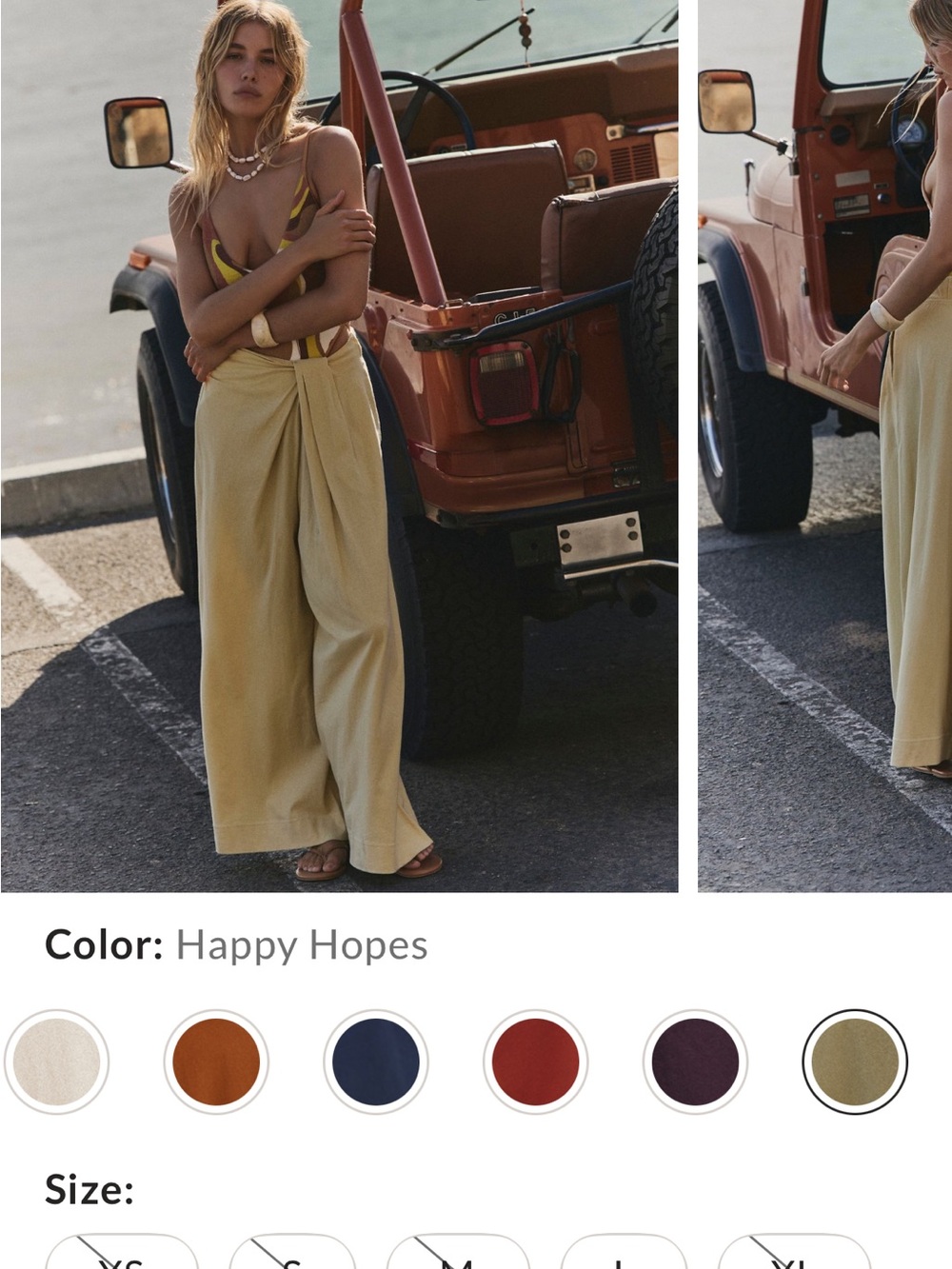 Free People Sarong Pants in Black - Picture 2 of 4